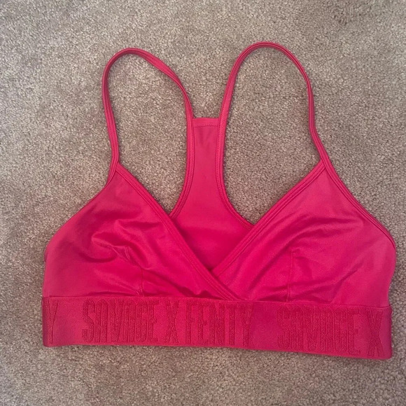 SAVAGE X FENTY HOT PINK FOREVER SAVAGE BRALETTE SIZE SMALL - Picture 10 of 11